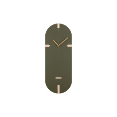 Nástenné hodiny Oxford Oval Karlsson KA6151GR, 20cm